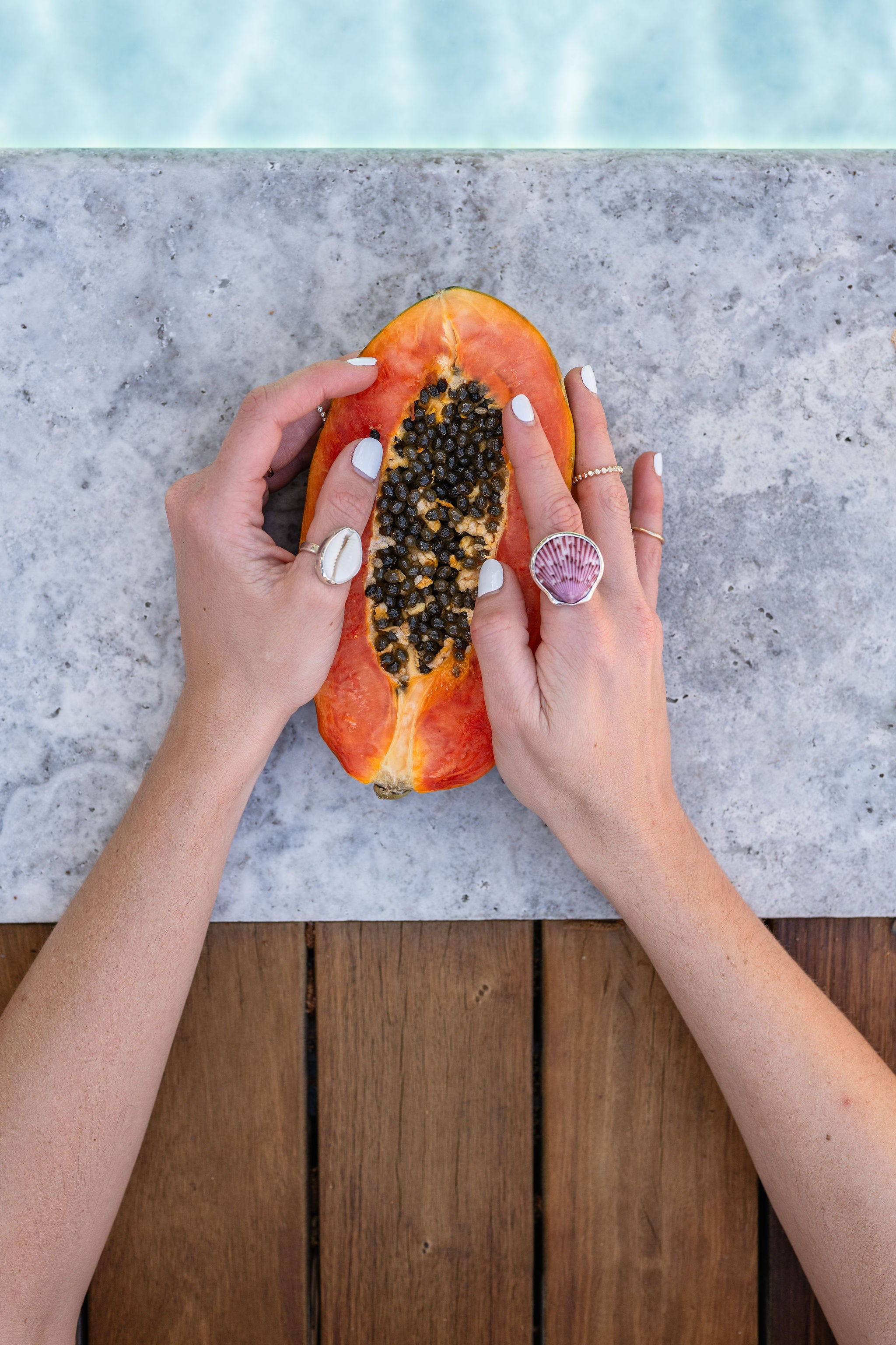 Cowrie Shell Ring
