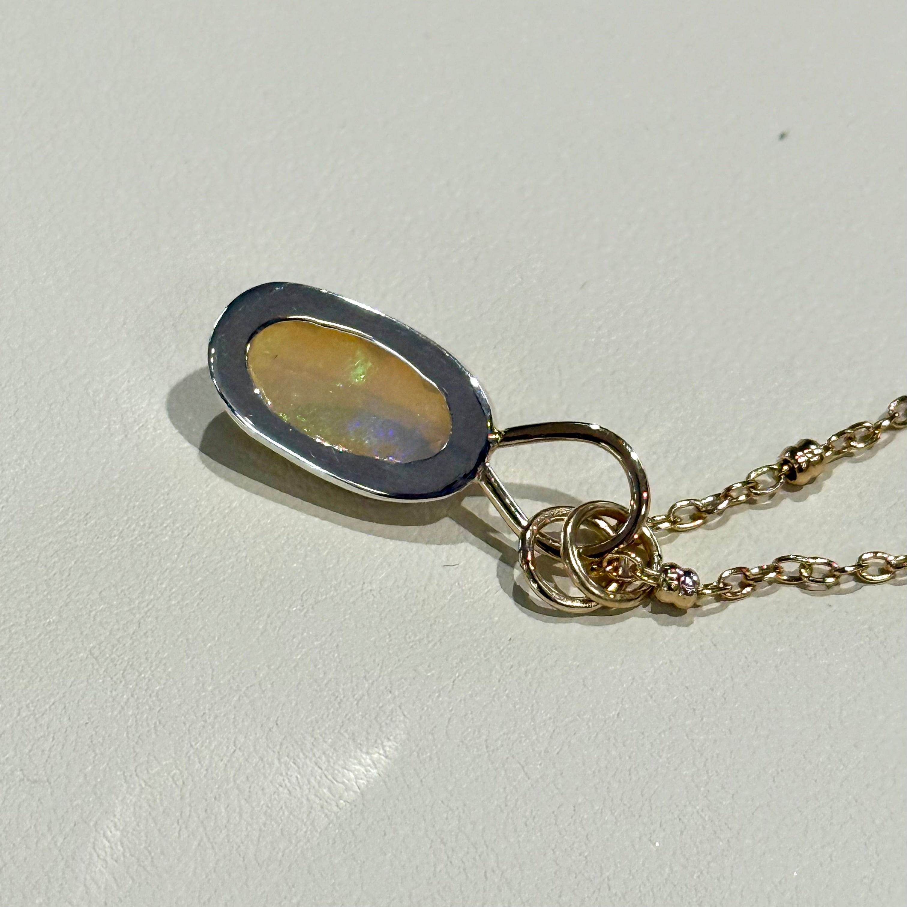 *NEW* 14K Ethiopian Opal Necklace
