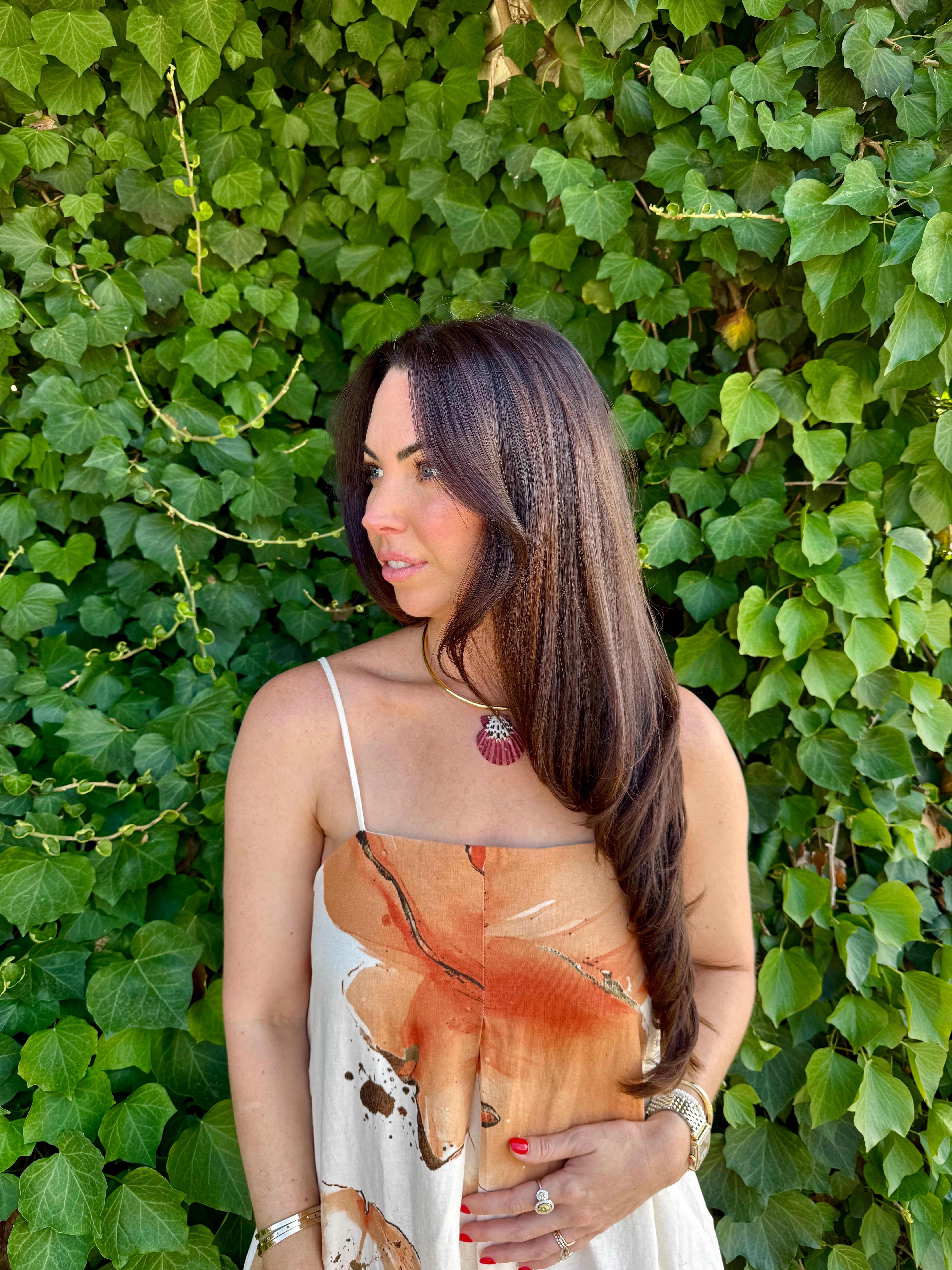 Scallop Shell Collar Necklace