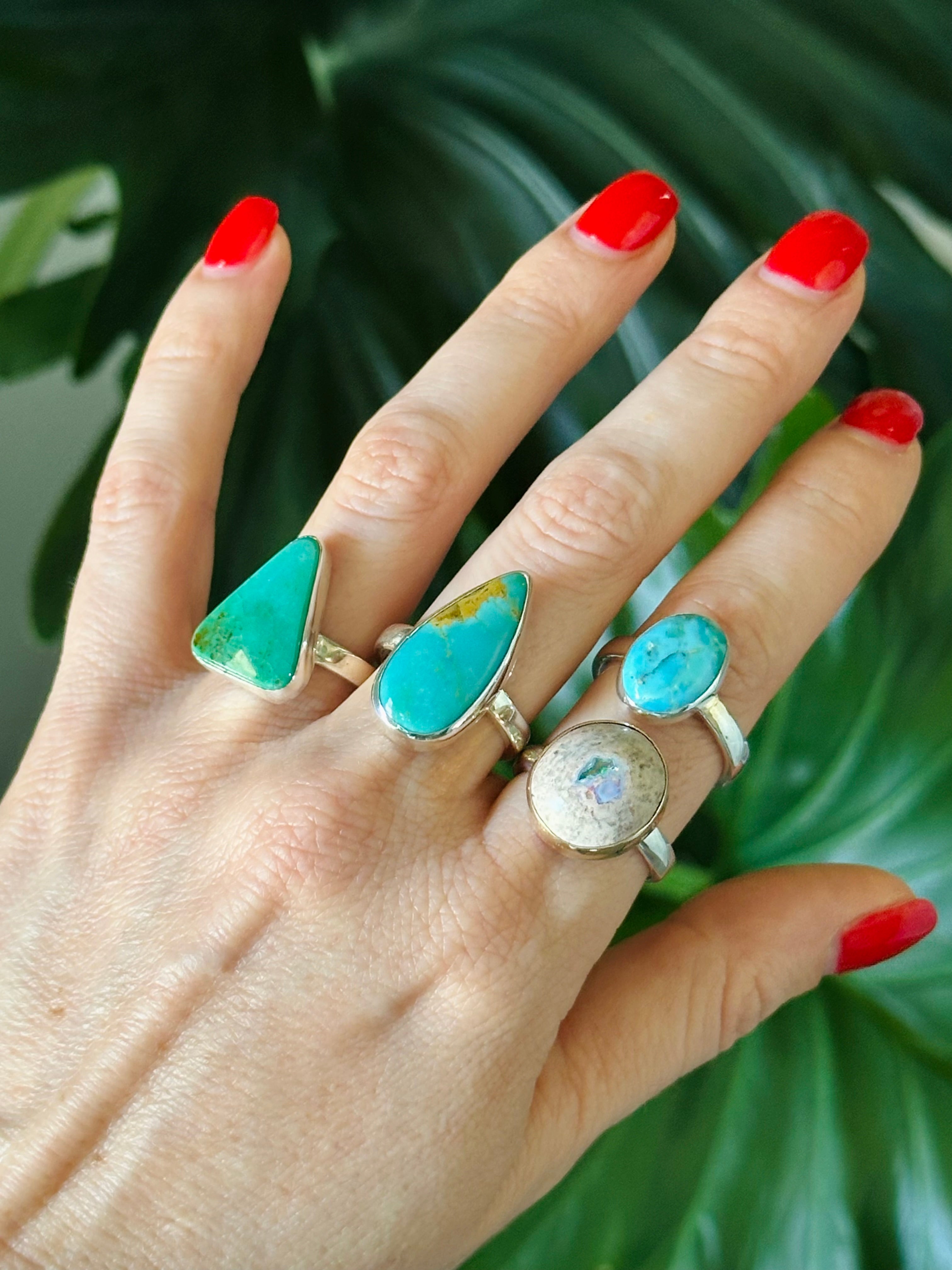 *NEW* Boulder Opal Two Toned Ring