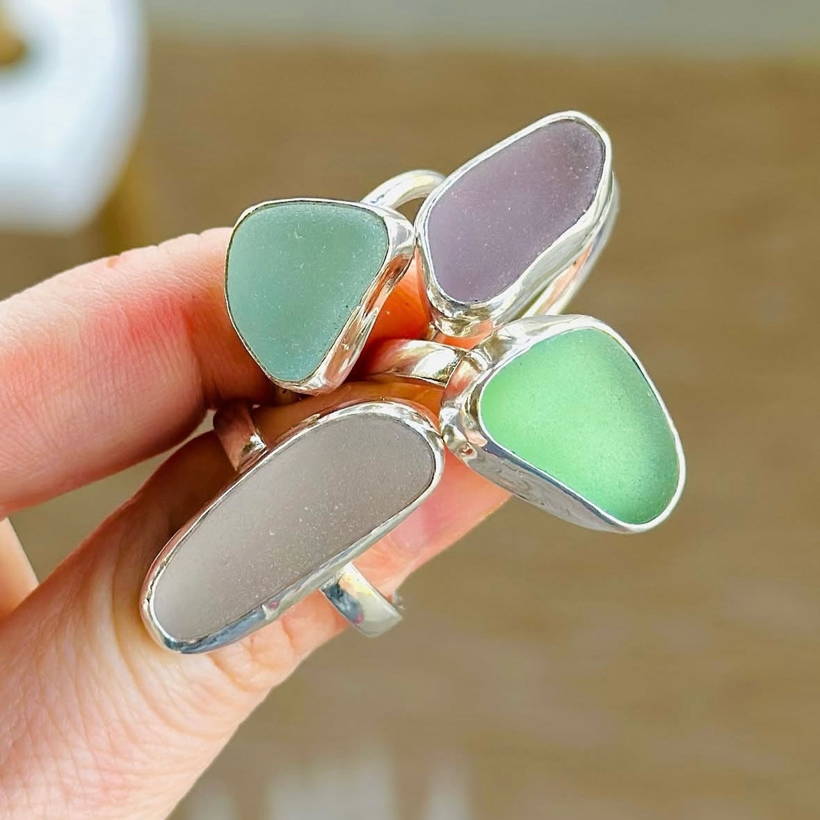 Sea Glass Rings *Made to Order*