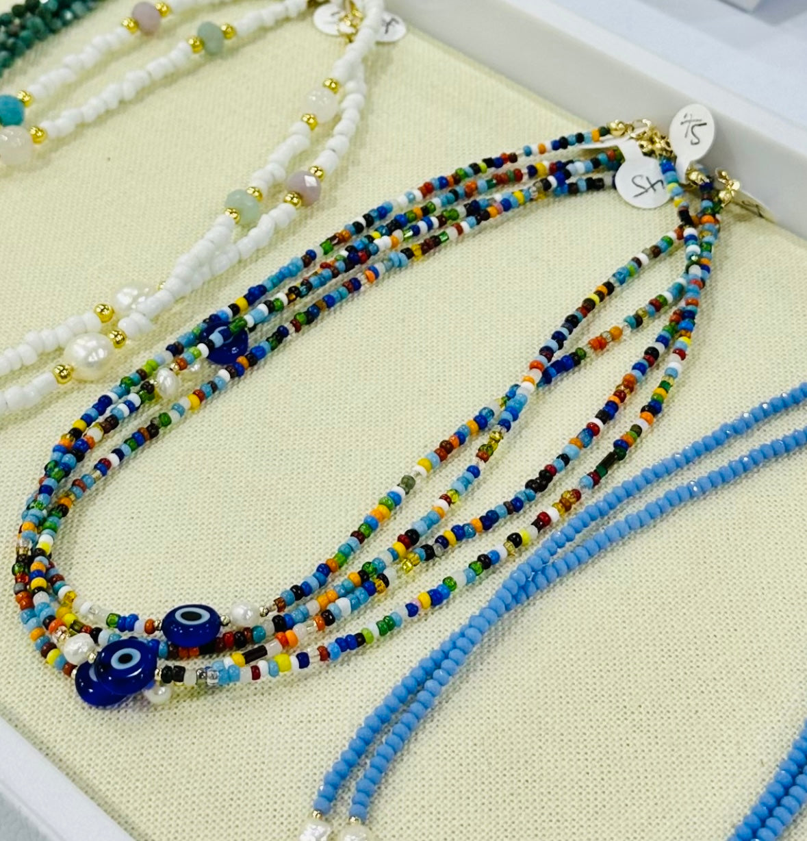 Rylee Rainbow Beaded Choker