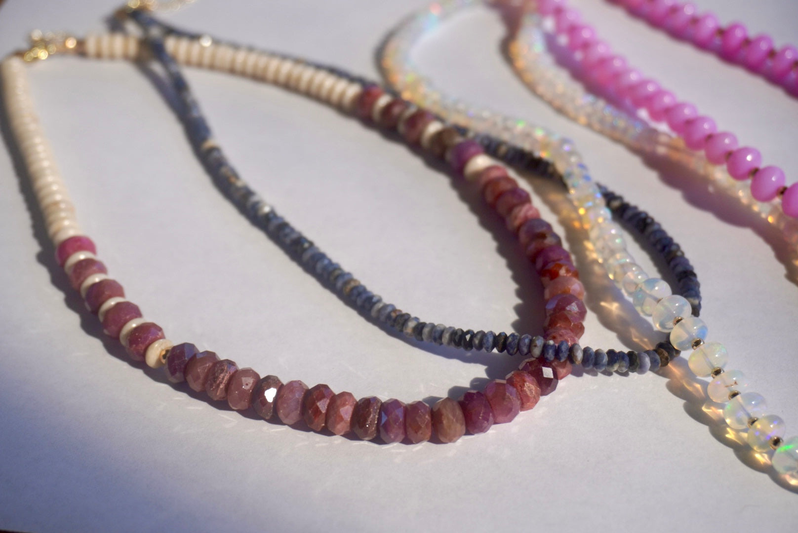 *NEW* Ruby & Jade Beaded Necklace