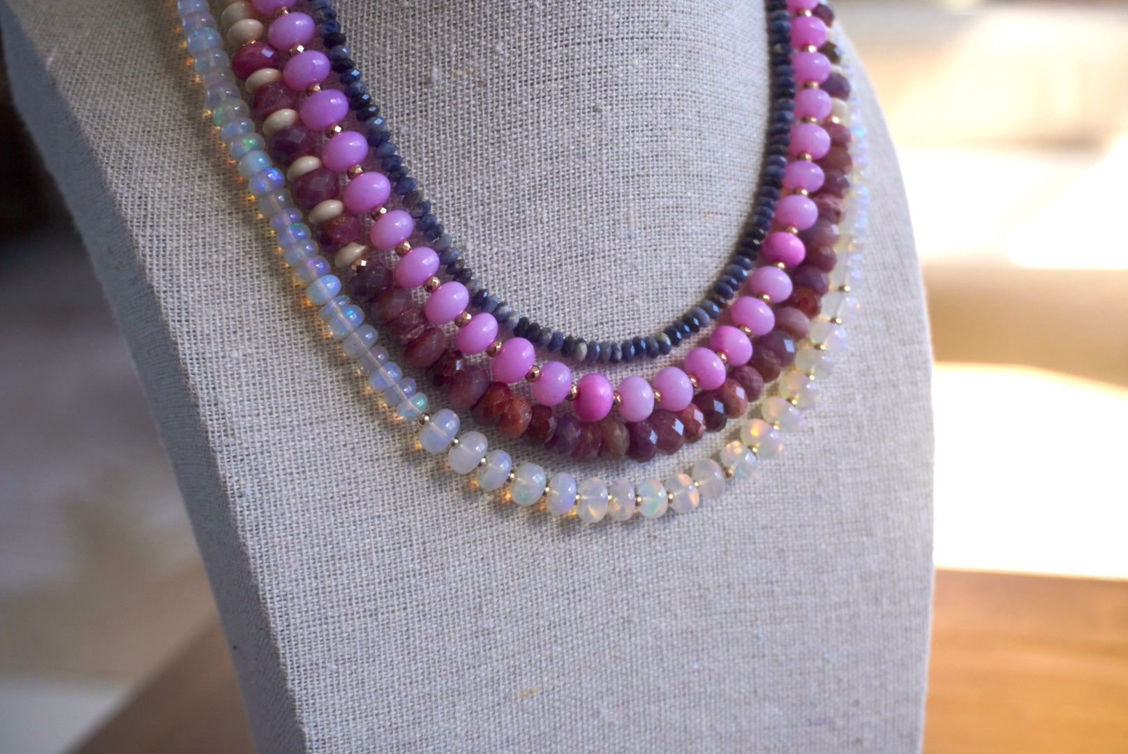 *NEW* Sapphire Beaded Necklace