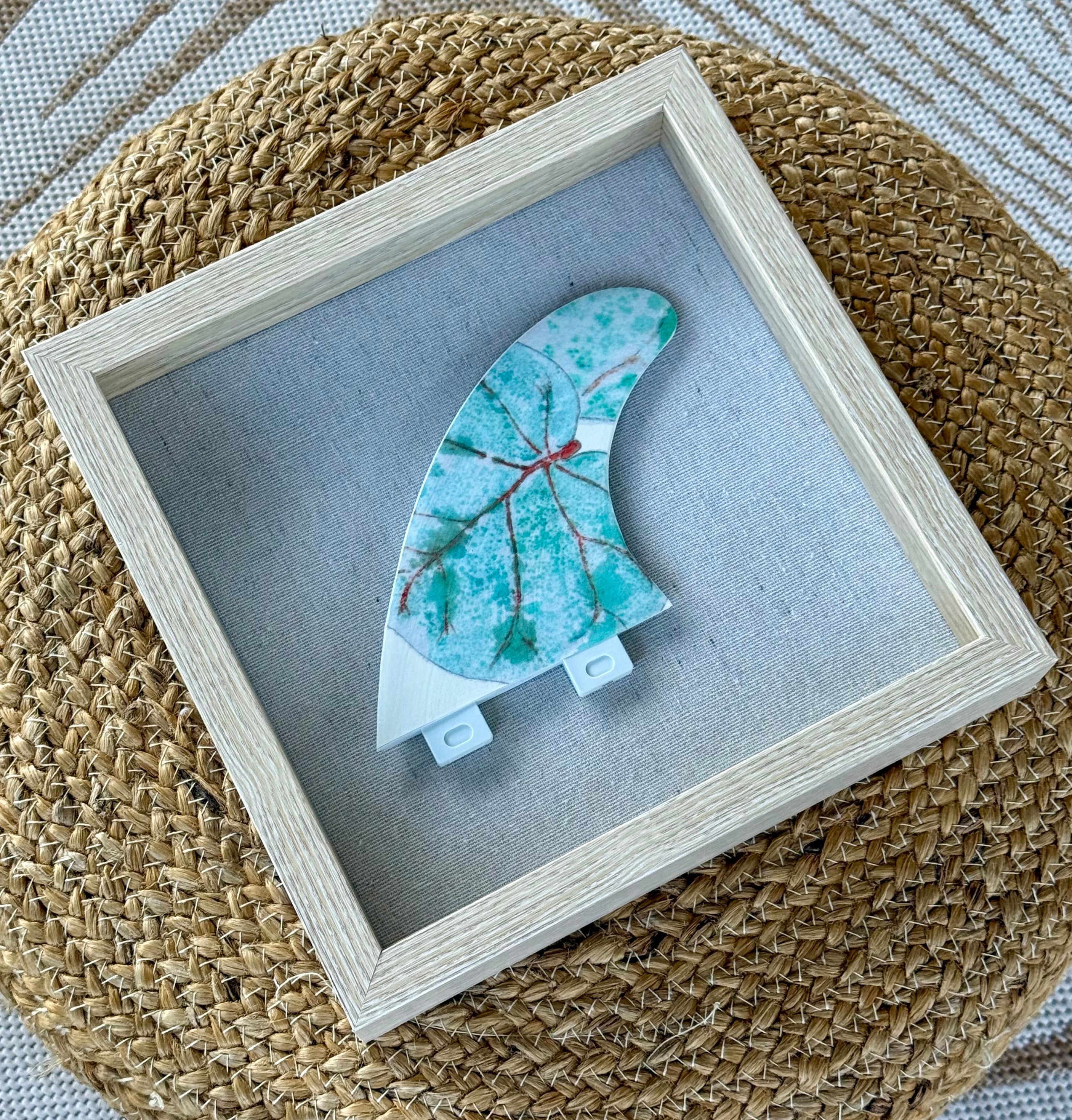 Sea Grape Foliage Shadow Box