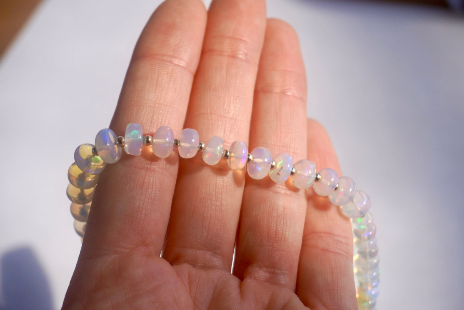 *NEW* Ethiopian Opal Beaded Necklace