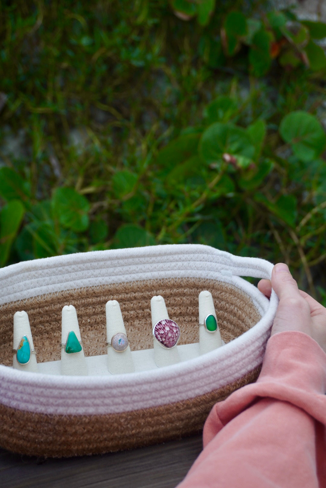 Calico Scallop Ring