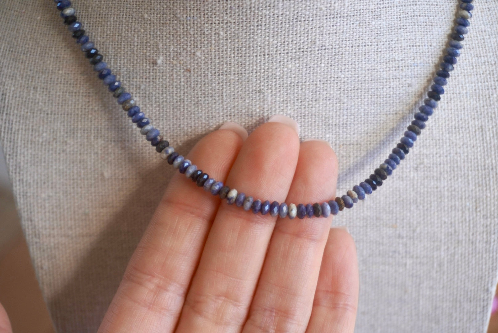 *NEW* Sapphire Beaded Necklace