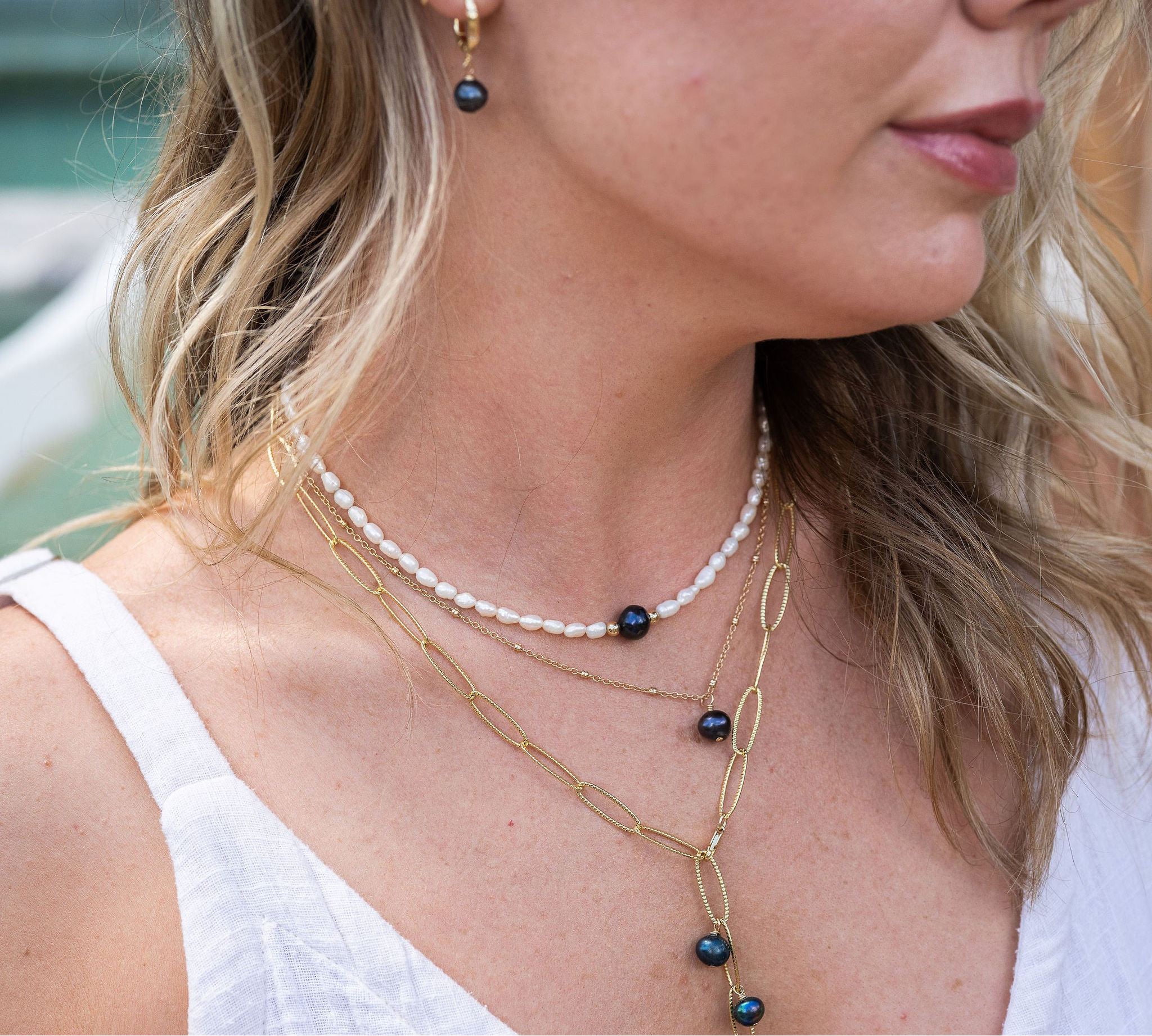 Fresh Water Pearl Beaded Choker
