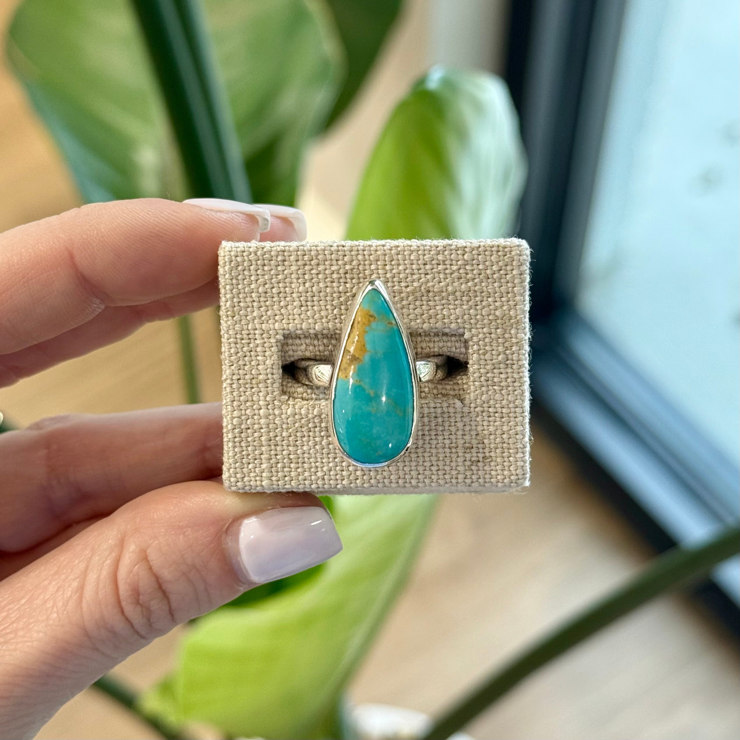 *NEW* Turquoise Pear Shaped Ring