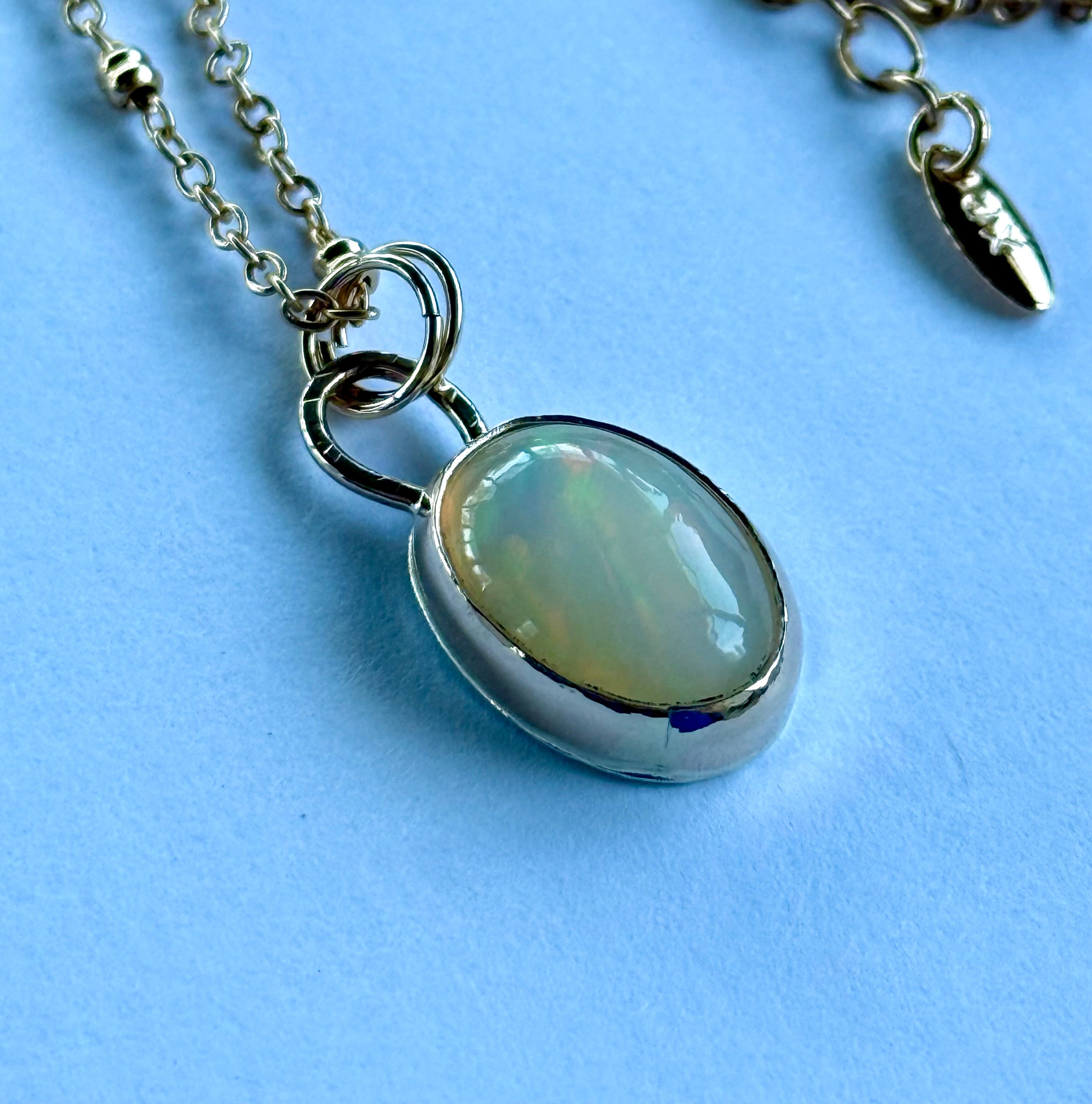 *NEW* 14K Fire Opal Necklace