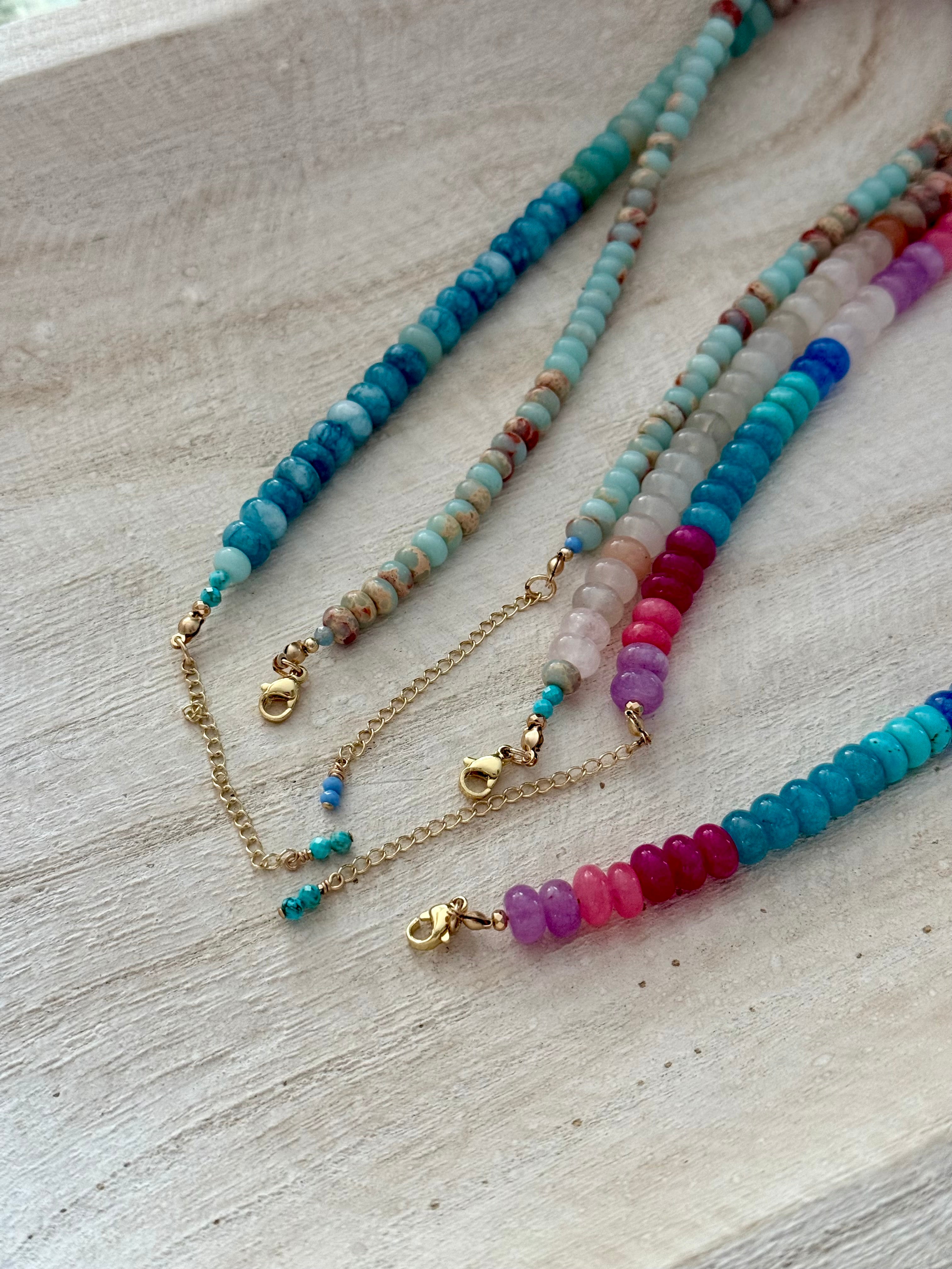Candy Quartz Beaded Necklace