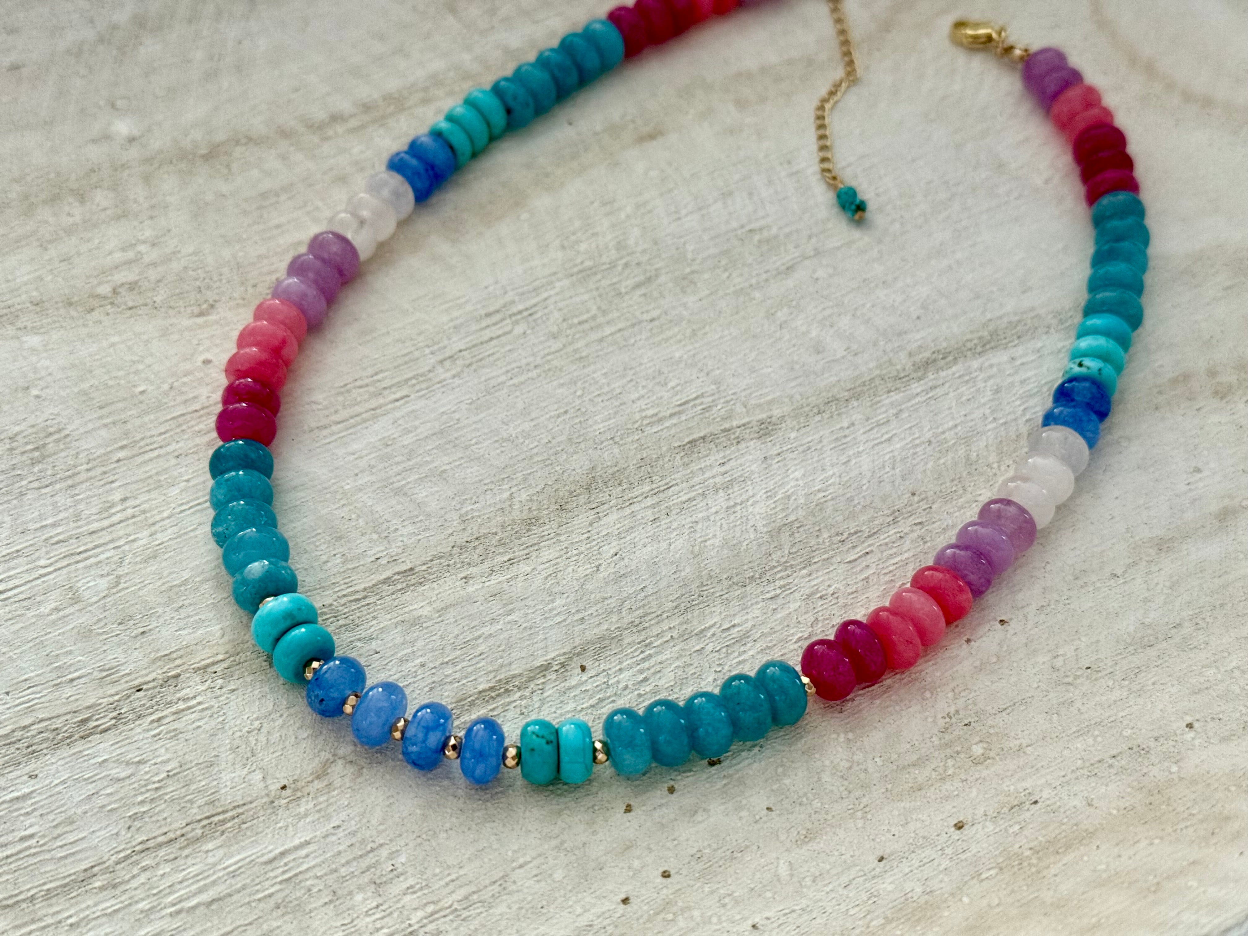 Candy Quartz Beaded Necklace