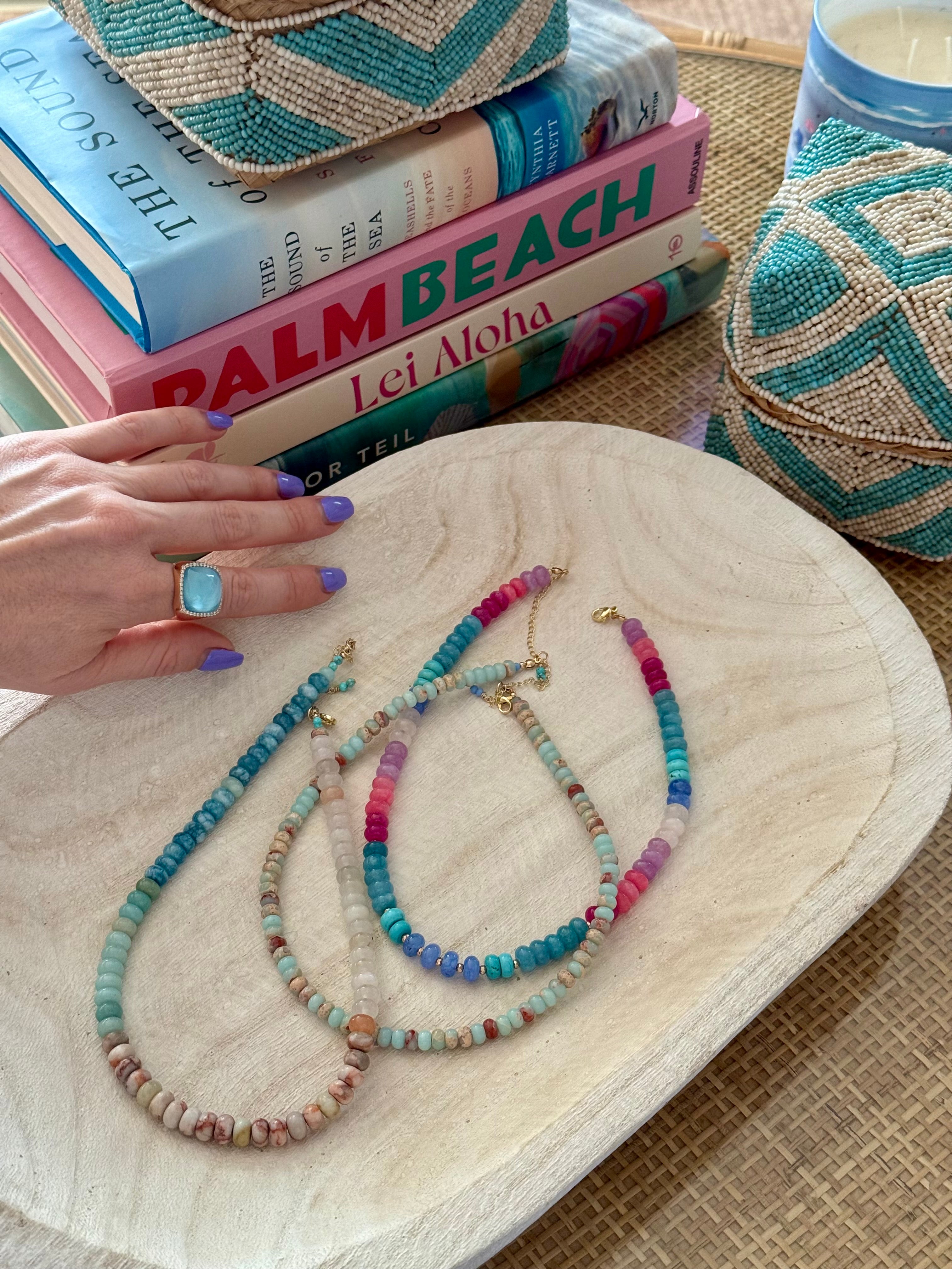 Candy Quartz Beaded Necklace