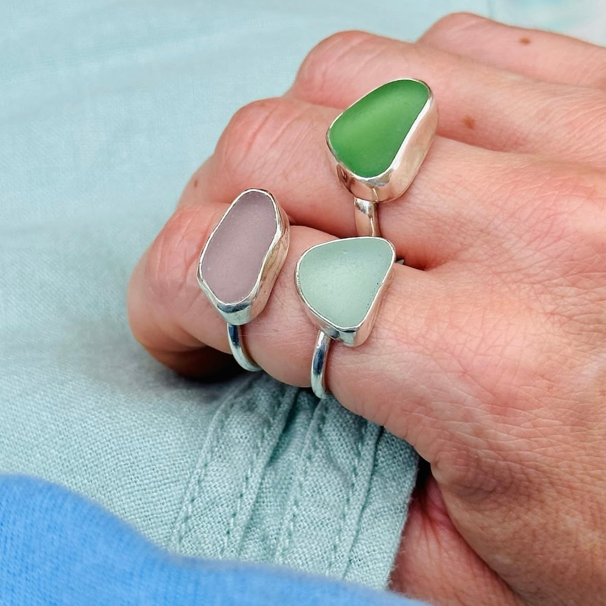 Sea Glass Rings *Made to Order*