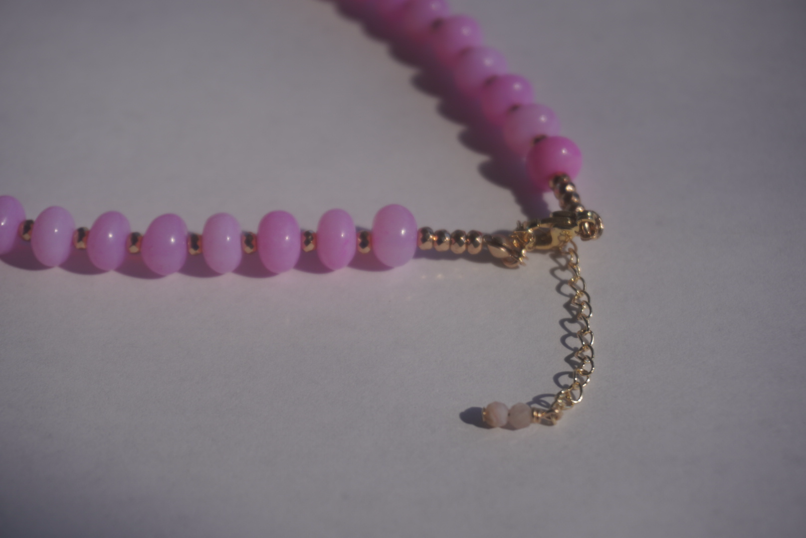 *NEW* Pink Opal Beaded Necklace