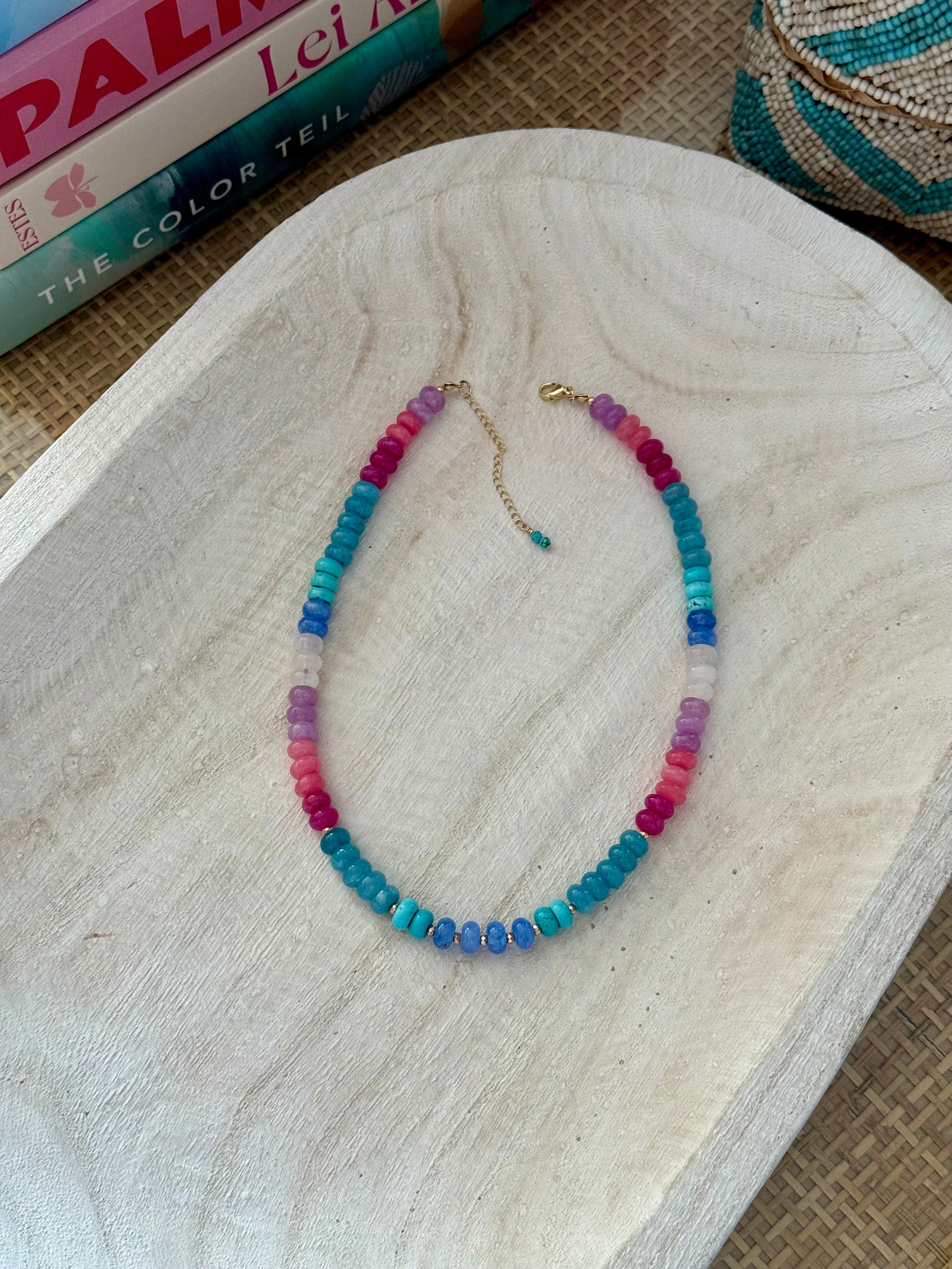 Candy Quartz Beaded Necklace