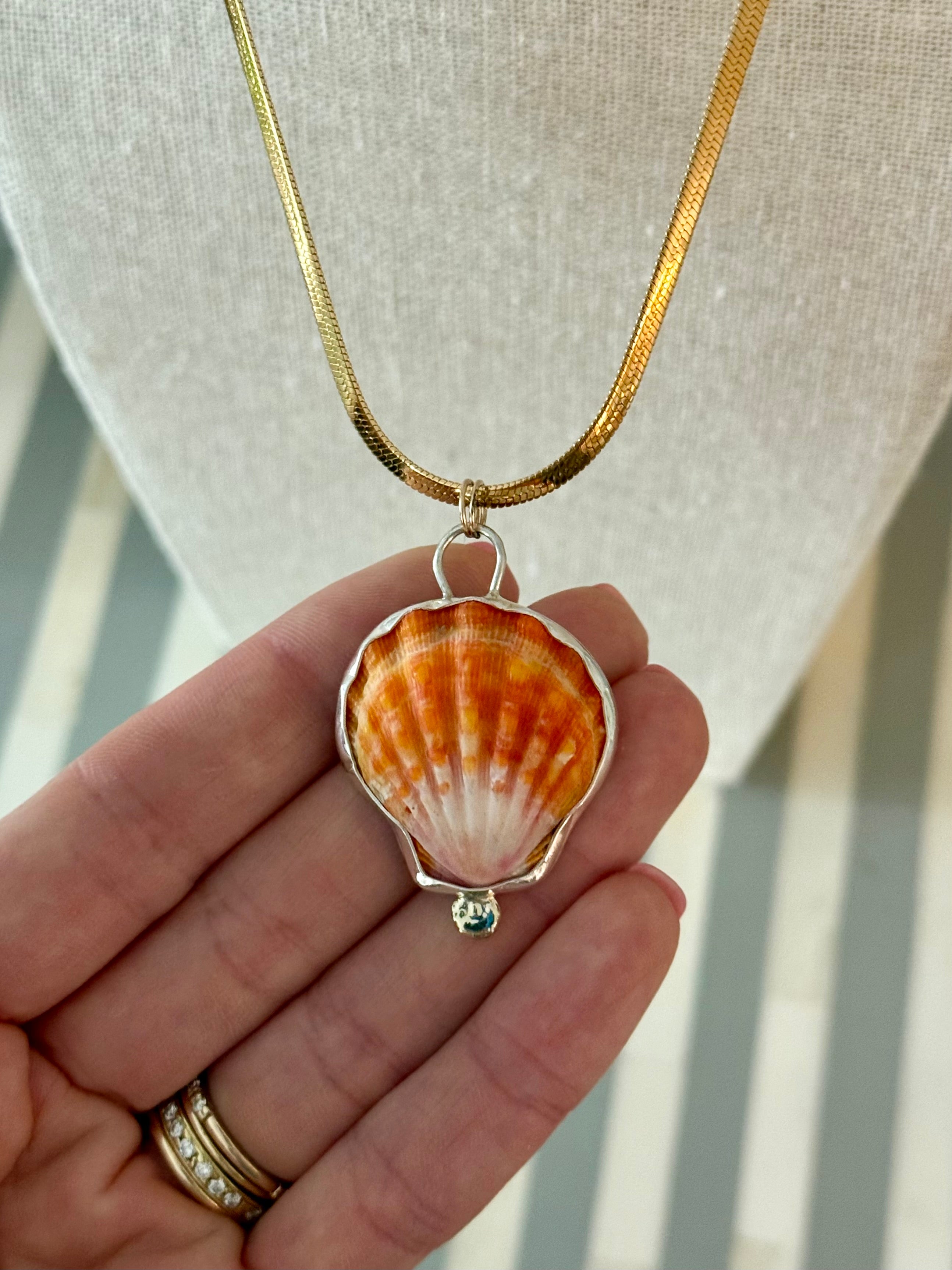 Hawaiian Sunrise Shell Necklace