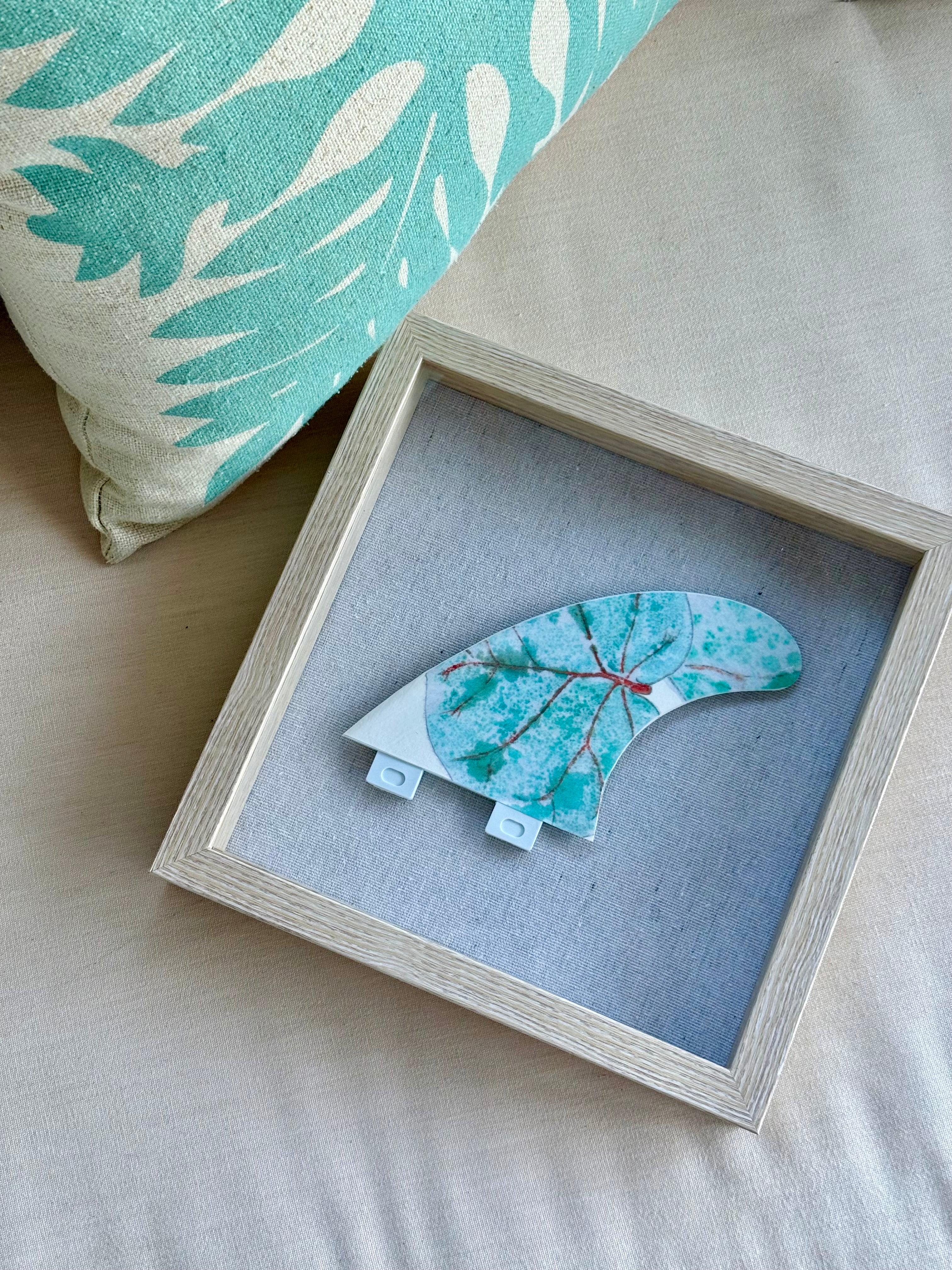 Sea Grape Foliage Shadow Box