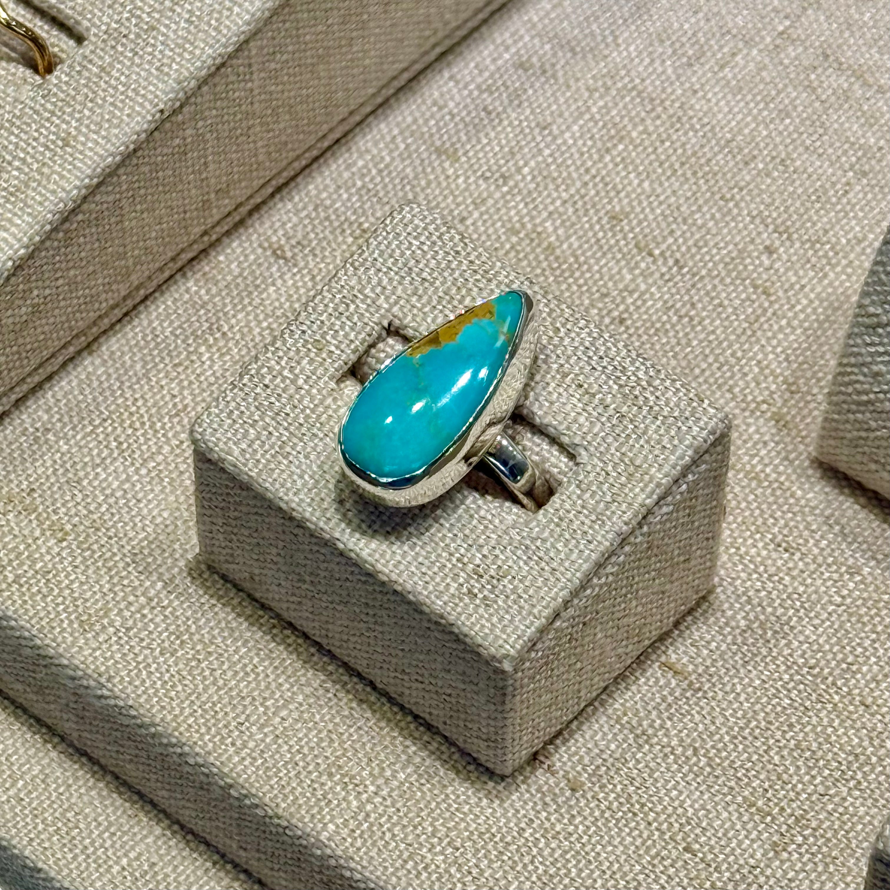 *NEW* Turquoise Pear Shaped Ring