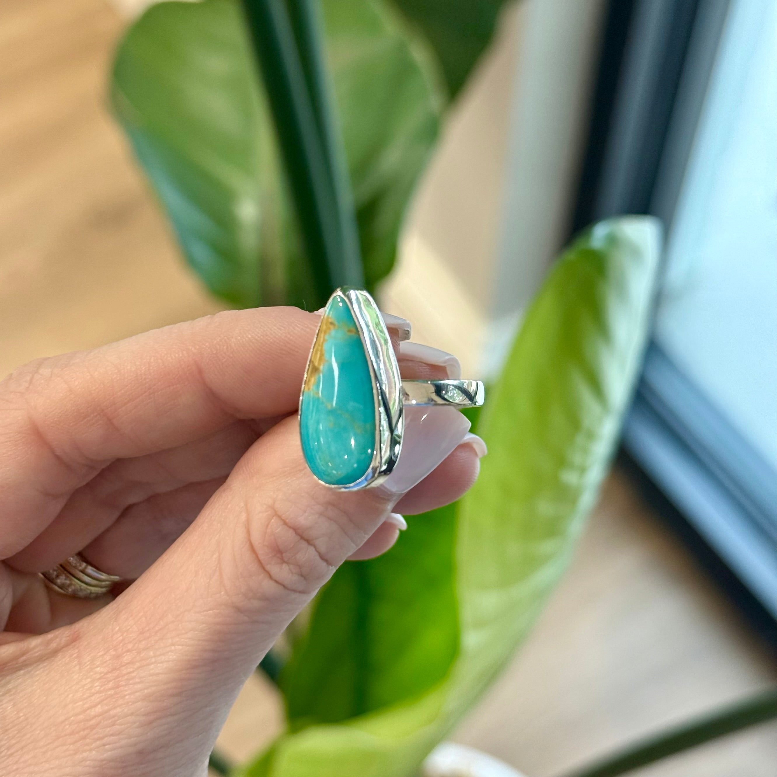 *NEW* Turquoise Pear Shaped Ring