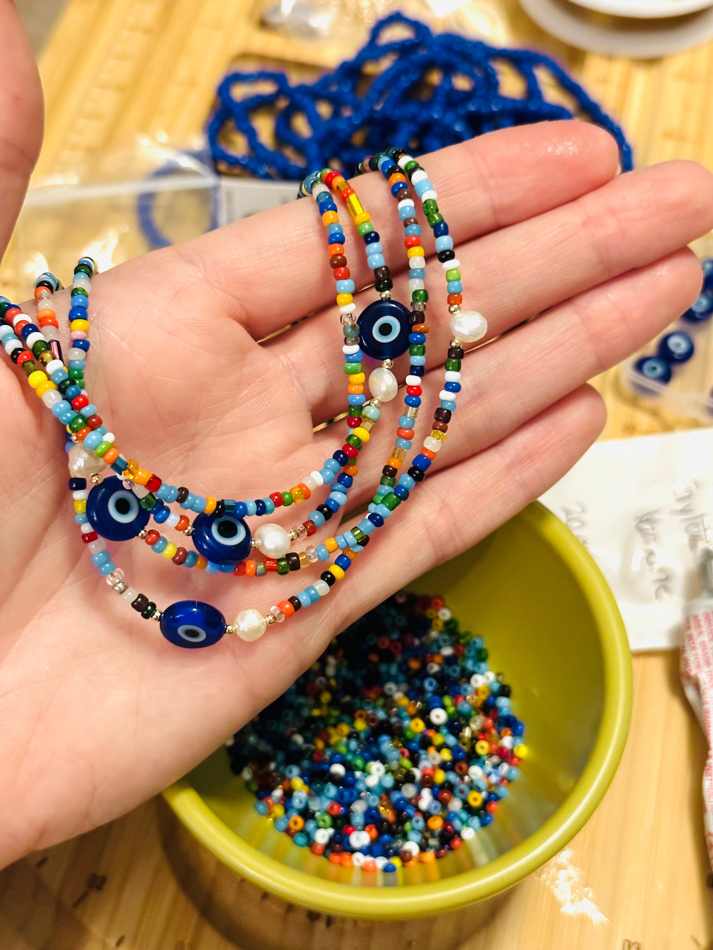 Rylee Rainbow Beaded Choker